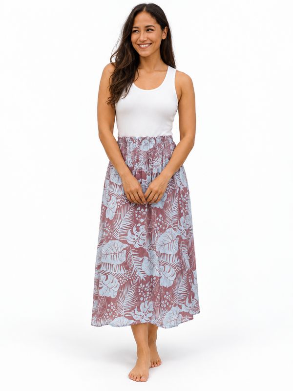 Indoblu - LLS - Ladies Flowy Skirt - Broad Leaf - Salem