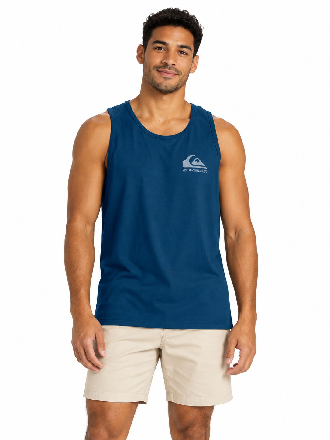 Quiksilver - Tee - Corp Logo Mini Vest - Dark Denim - QSSVM6660, Sizes: Small