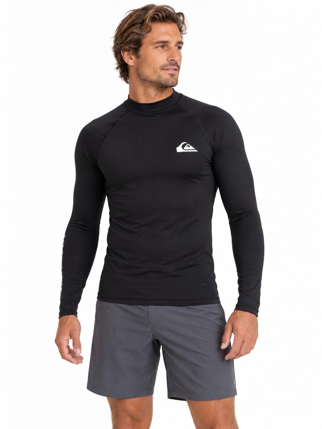 Quiksilver - Everyday - UPF50 LS -  Black -KVJ0, Sizes: Small