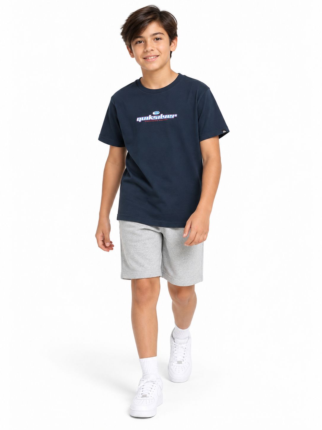 Quiksilver - Youth - Slacker Boys SS - Dark Navy, Sizes: 8