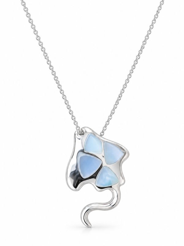 Stingray Necklace colour - White