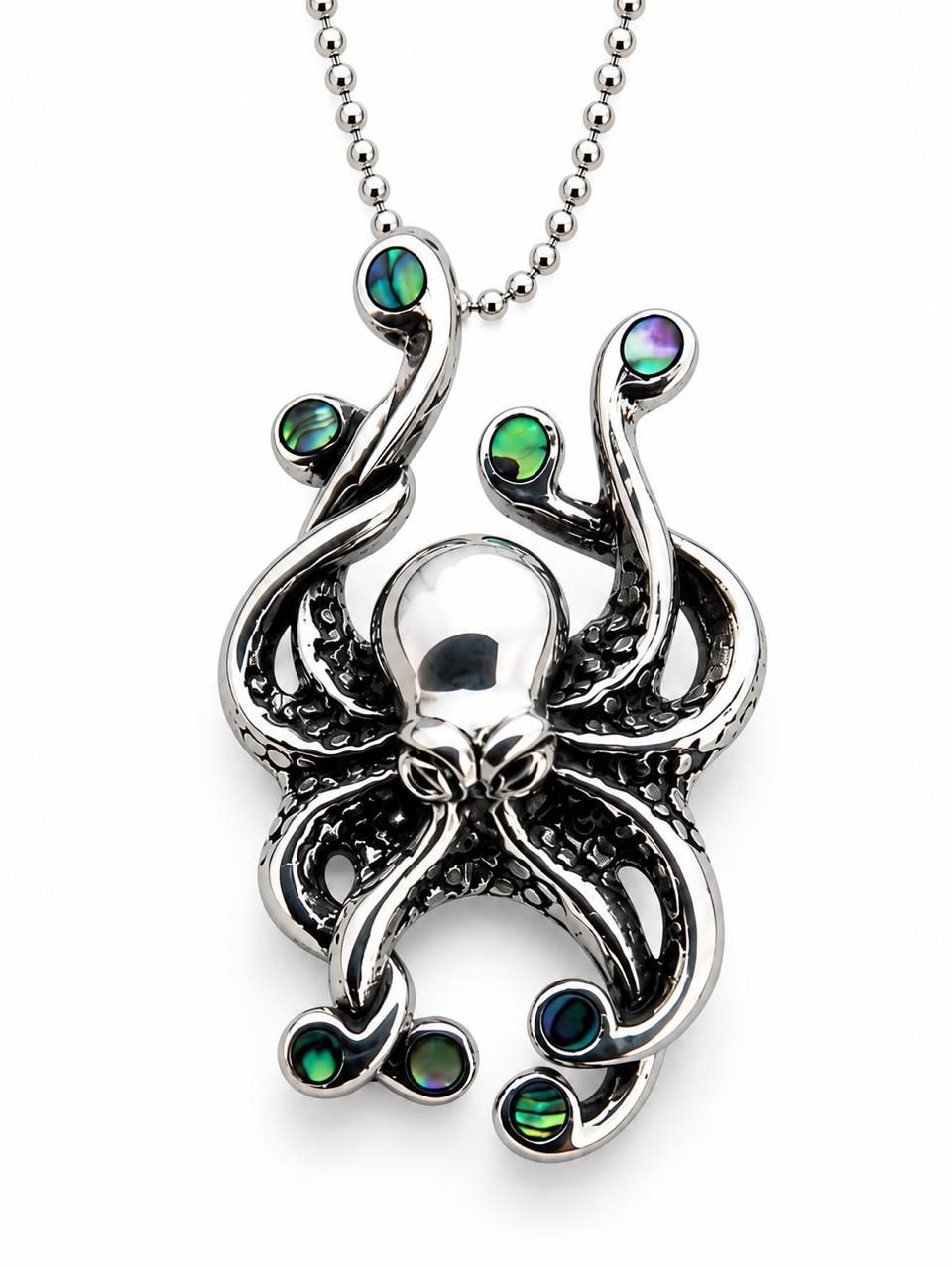 Octopus- Silver Octopus Green