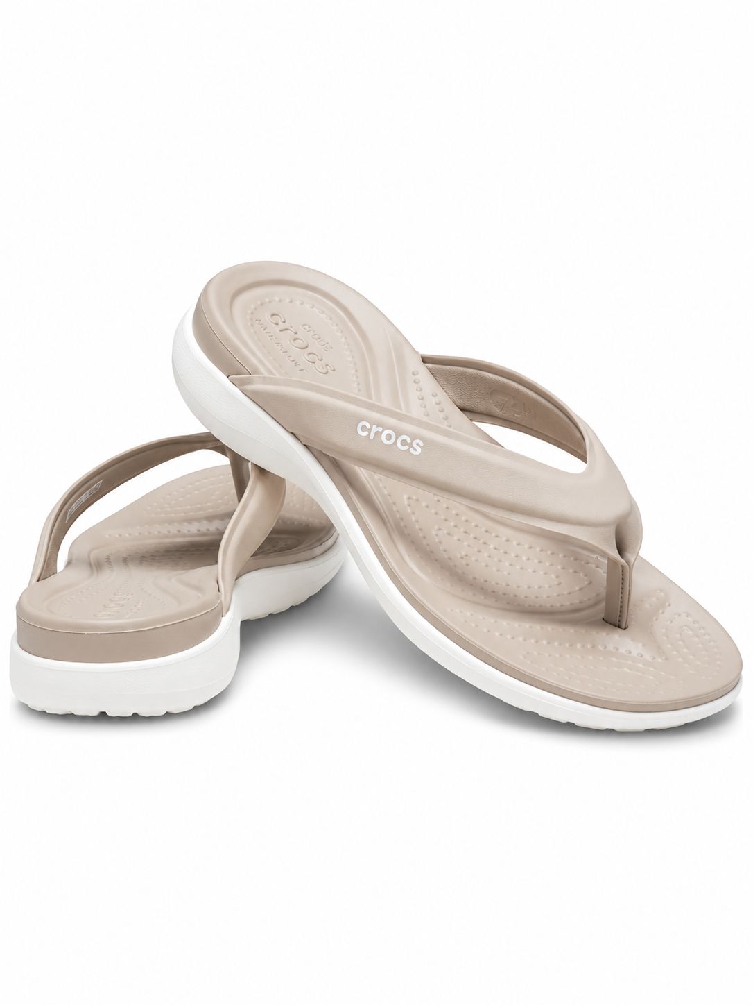 Crocs - Adult - Capri V Sporty Flip Flops - W3, Colour: W3