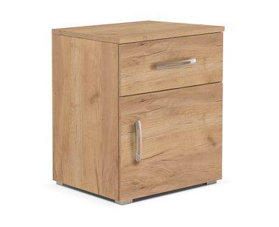 Stolik nocny Julia dąb craft złoty