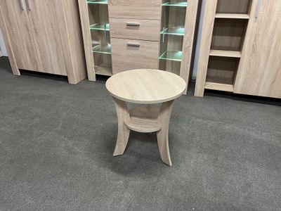 Stolik okrągły (dąb sonoma)