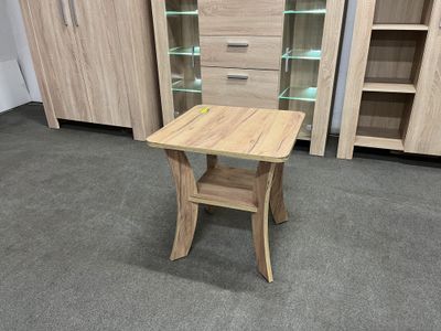 Stolik kwadratowy (dąb craft złoty)