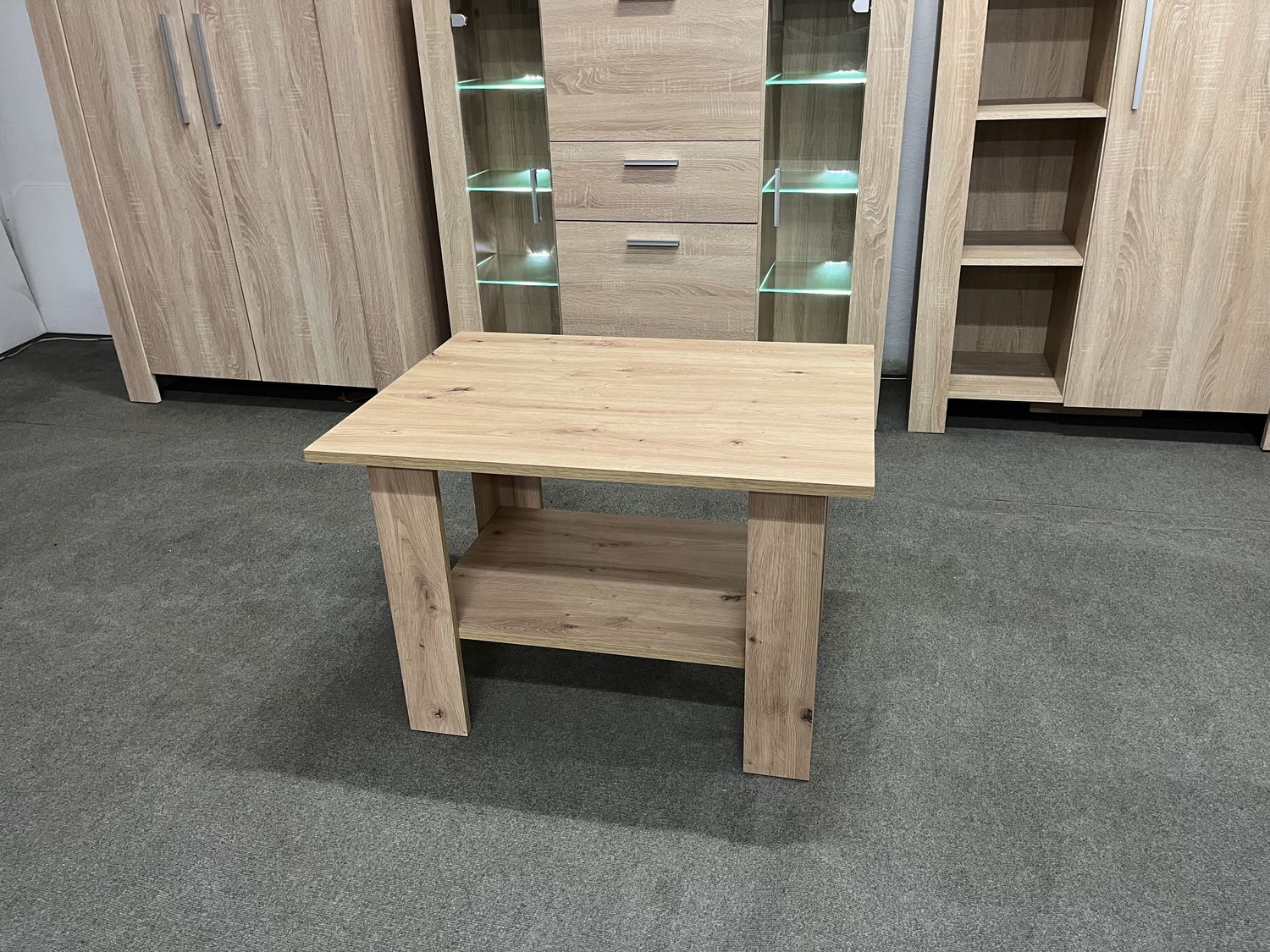 Stolik prostokątny (dąb artisan)