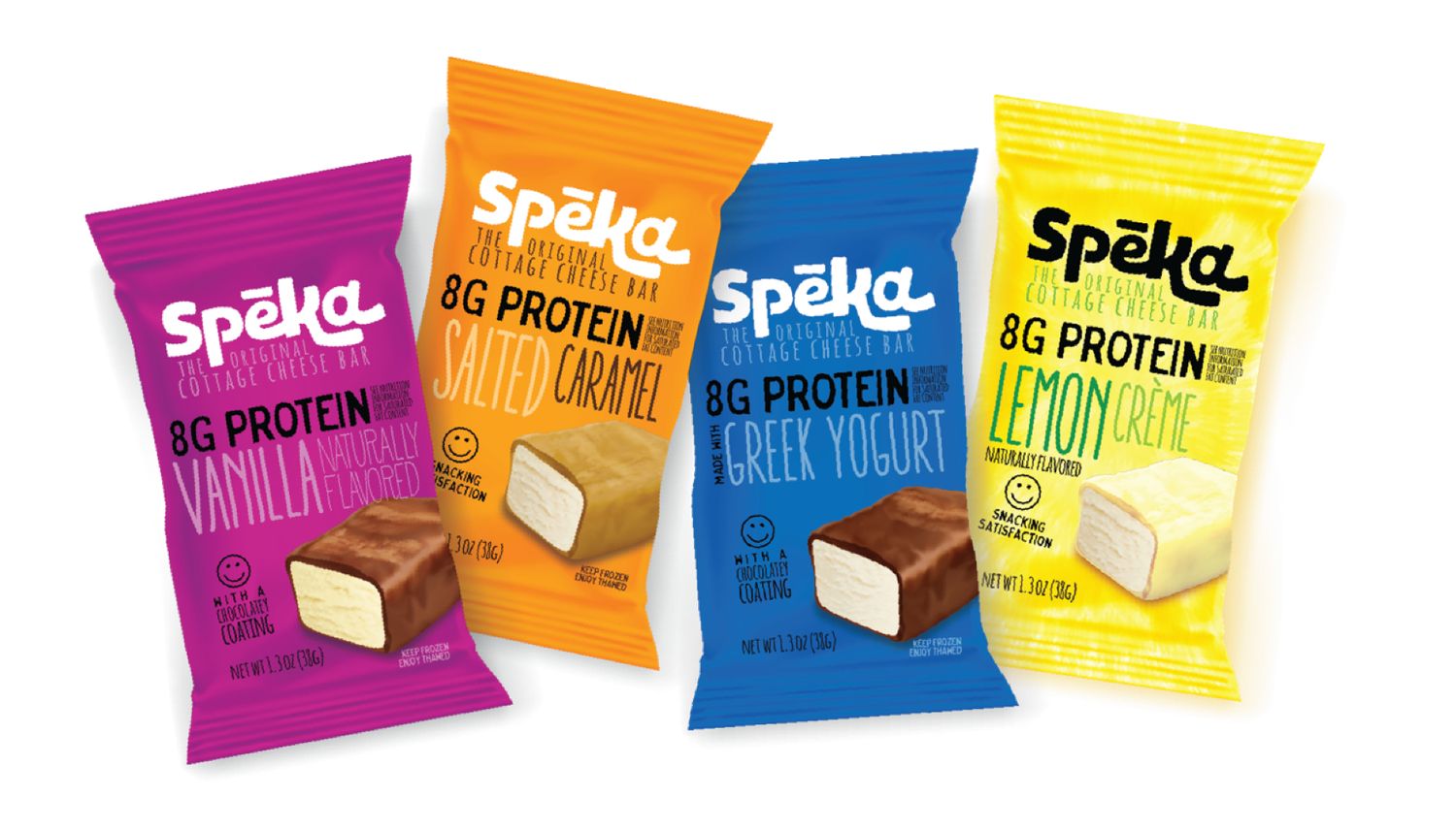 No. 1 • Spēka Cottage Cheese bar variety pack - 8 x 4-packs (32 bars total), 8 grams protein per bar