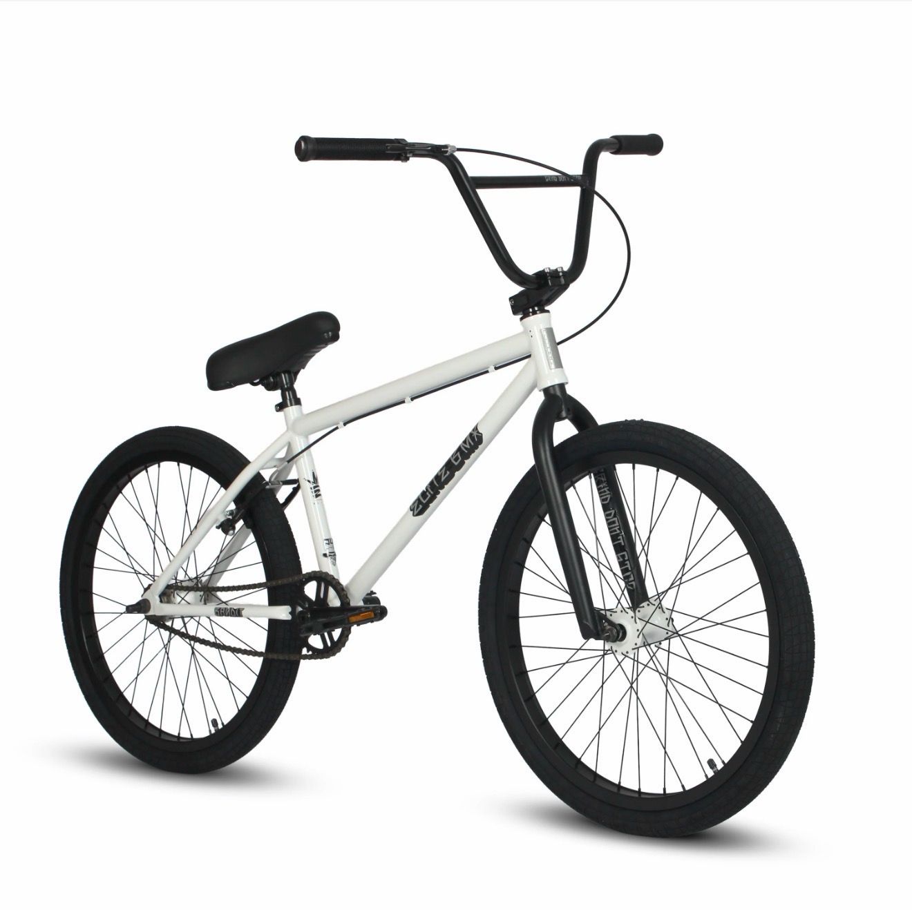24” Limited Edition - White/Black BMX Bike