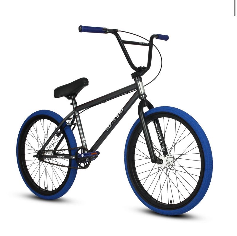 24” Limited Edition- Grey/Blue BMX Bike