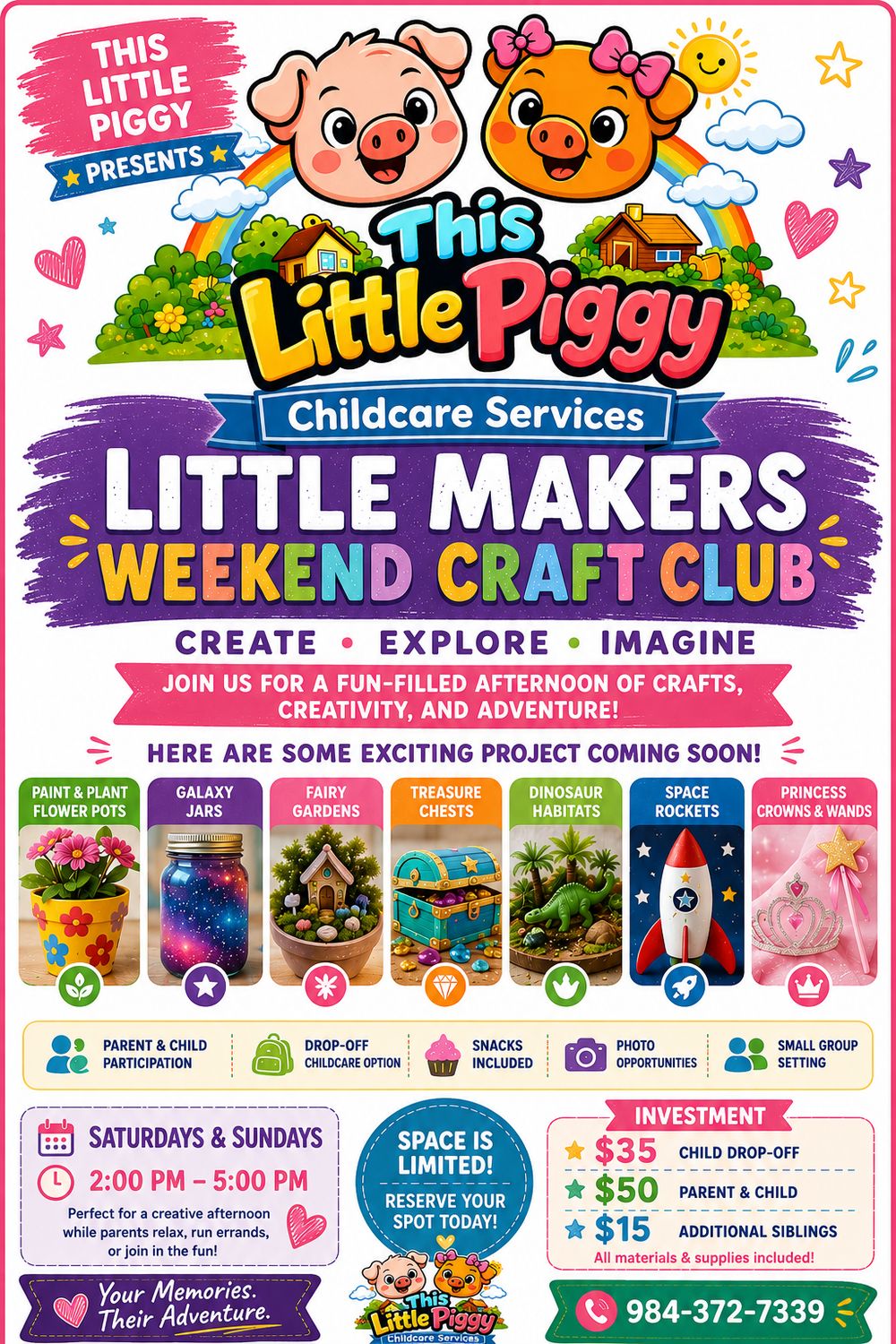 Little Makers Weekend Craft Club