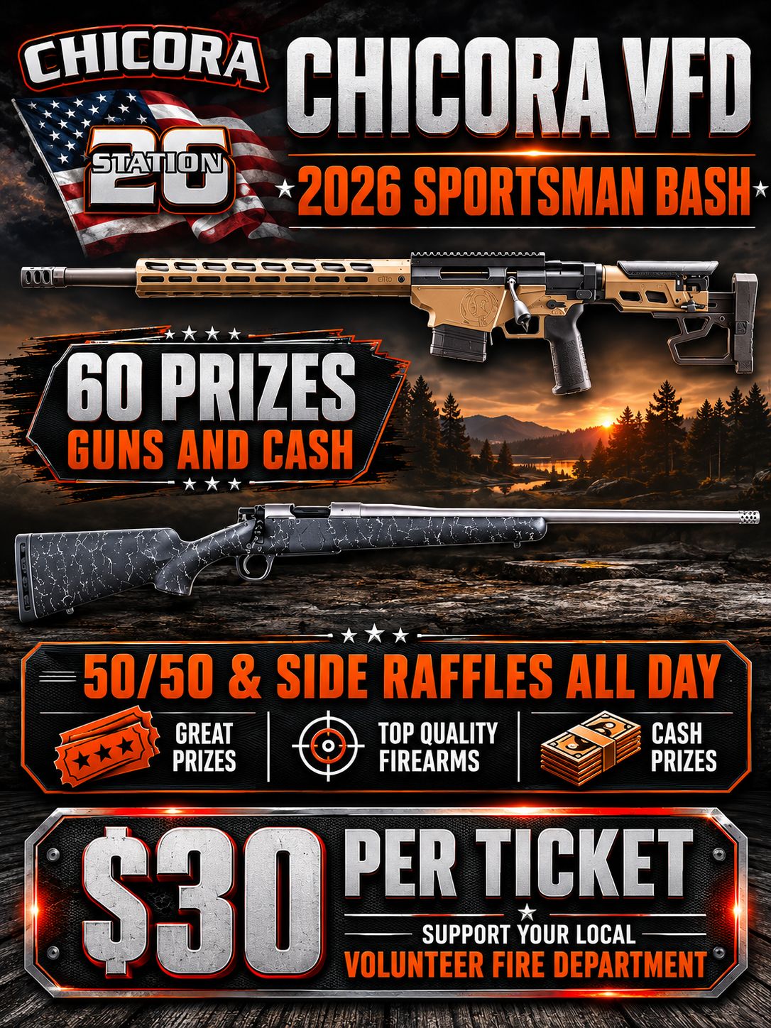 2026 Chicora VFD Sportsman Bash