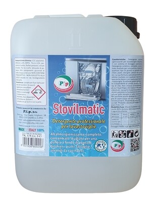 Detergente Professionale per Lavastoviglie Pip Stovilmatic TK UN LT. 5