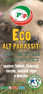 Pip Eco Alt-Parassiti, Antiparassitario Ecologico per Animali Domestici.n.3 FL. TOBYBAG X 60 Sacchetti OMAGGIO