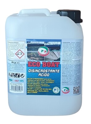 Disincrostante Acido Concentrato per Natanti Pip Eco Boat TK UN KG. 4,7