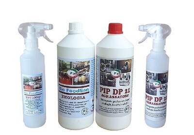 Pulizia e Sanificazione per impianti di Spinatura e Bottiglie Vino. Pip Kit Clean Beverage Midi