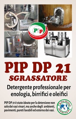 Pulizia e Sanificazione per impianti di Spinatura e Bottiglie Vino. Pip Kit Clean Beverage Maxi