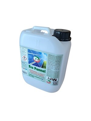 PIP Detergente per Pannelli Fotovoltaici Eco Pannel, Tanica T.5 -KG.4,7, per 50 Mq, Pronto all'uso, Ecologico, Consegna Gratuita
