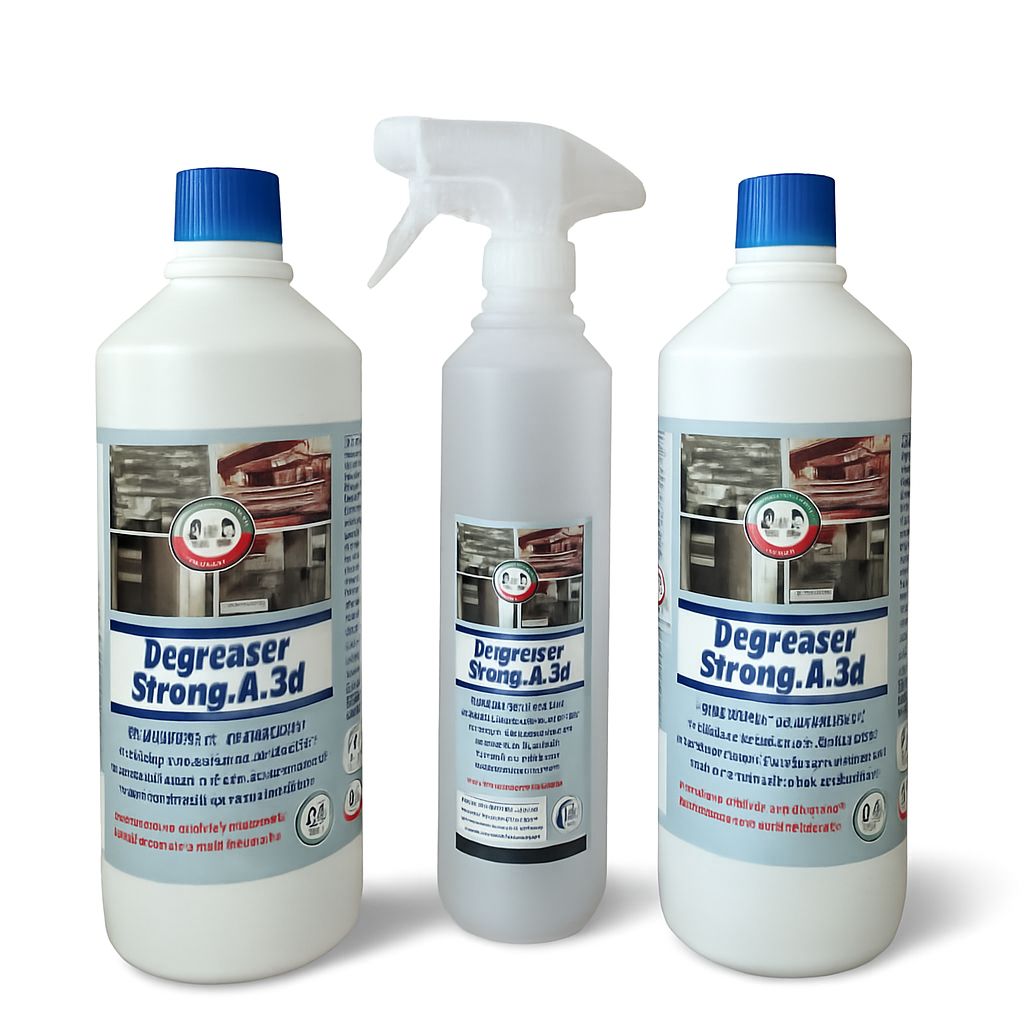 PIP Sgrassatore Professionale Degreaser Strong A-84, Disincrostante, Kit 2pz. da 1L, Concentrato pari a 40 litri di prodotto pronto all&#39;uso, Pulizia Pavimenti, Superfici in Teflon, Forni in Acciaio
