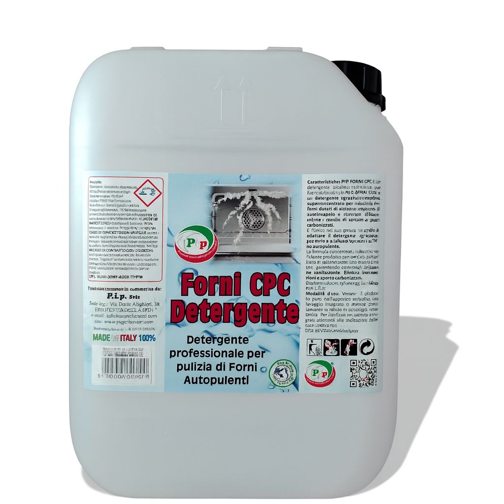 Pip CPC Detergente per Forni Autopulenti TK. UN LT.5, Taniche: Tanica UN LT 10