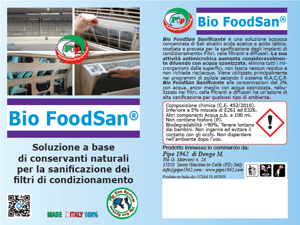 Sanificazione e Deodorizzazione Naturale degli Ambienti Pip House1 Kit composto da 2 FL. ml.500 Soluzioni concentrate ecologiche