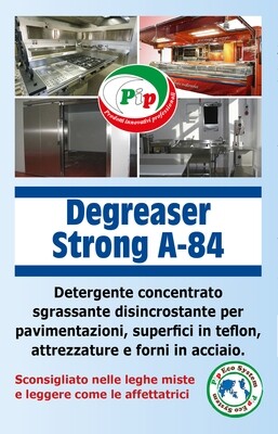 Pip Degreaser Strong A-84 Detergente Sgrassante Disincrostante  TK. UN LT.5 KG.6