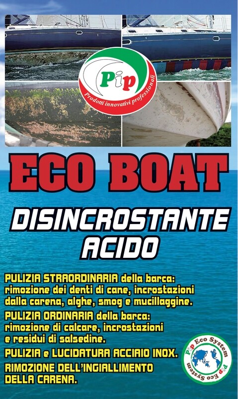Pip Eco Boat Disincrostante Acido Concentrato per Natanti  TK UN LT. 5