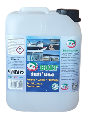 Pip  Tutt'Uno Pulitore, Lucidante, Protettore: Acciaio, Inox e Cromature. TK UN LT.5