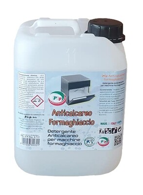 Pip Detergente Anticalcareo Macchina Formaghiaccio, Disincrostante, Igienizzatore Professionale, Anticalcare, TK. UN LT. 5 Pip Detergente Anticalcareo Macchina Formaghiaccio, Disincrostante, Igienizzatore Professionale, Anticalcare, TK. UN LT. 5