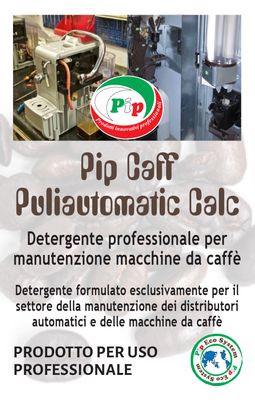 Pip Caff Puliautomatic Detergente Anticalcare per Distributori e Macchine automatiche da Caffè, Calc. 2 FL. da KG.1