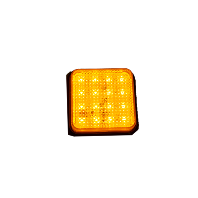 LED Amber Sq 80x80x28
