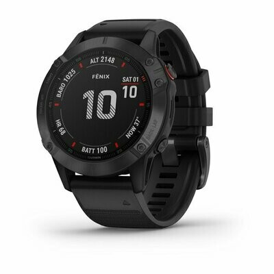 Garmin Fenix 6 - Pro - Black with Black Band