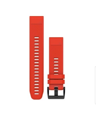 Garmin Cinturini e bracciali QuickFit® 22 Silicone, Flame Red
