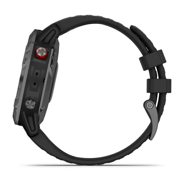 Garmin Fenix 6 - Pro - Solar Edition - Slate grey con cinturino Black Garmin Fenix 6 - Pro - Solar Edition - Slate grey con cinturino Black