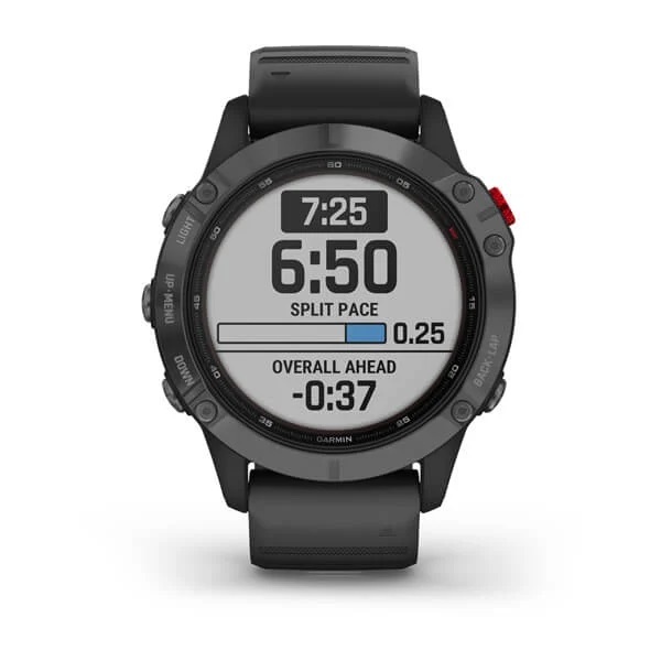 Garmin Fenix 6 - Pro - Solar Edition - Slate grey con cinturino Black Garmin Fenix 6 - Pro - Solar Edition - Slate grey con cinturino Black