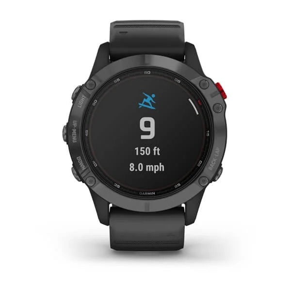 Garmin Fenix 6 - Pro - Solar Edition - Slate grey con cinturino Black Garmin Fenix 6 - Pro - Solar Edition - Slate grey con cinturino Black