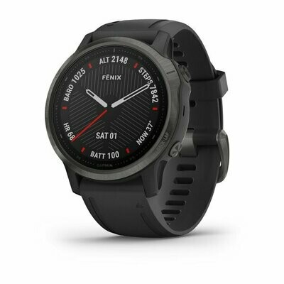 Garmin Fenix 6s - PRO, Lunetta Black con Black Band