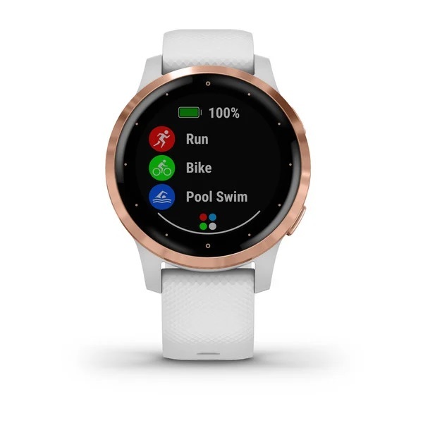 Garmin Vivoactive 4s White Rose Gold Garmin Vivoactive 4s White Rose Gold