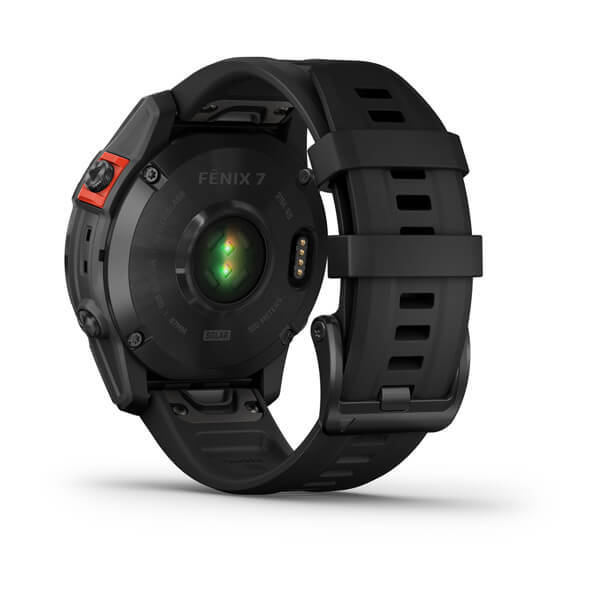 Garmin Fenix 7 Solar Slate grey con cinturino Black Garmin Fenix 7 Solar Slate grey con cinturino Black