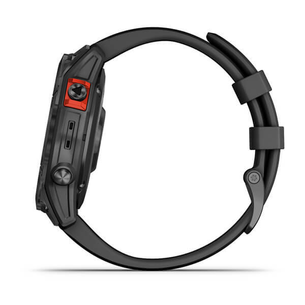 Garmin Fenix 7 Solar Slate grey con cinturino Black Garmin Fenix 7 Solar Slate grey con cinturino Black