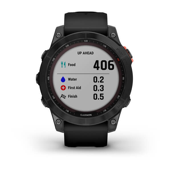 Garmin Fenix 7 Solar Slate grey con cinturino Black Garmin Fenix 7 Solar Slate grey con cinturino Black