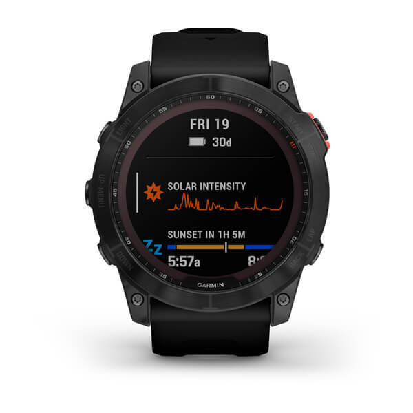 Garmin Fenix 7X Solar Slate grey con cinturino black Garmin Fenix 7X Solar Slate grey con cinturino black