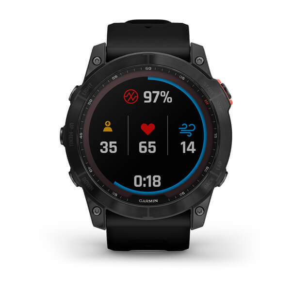 Garmin Fenix 7X Solar Slate grey con cinturino black Garmin Fenix 7X Solar Slate grey con cinturino black