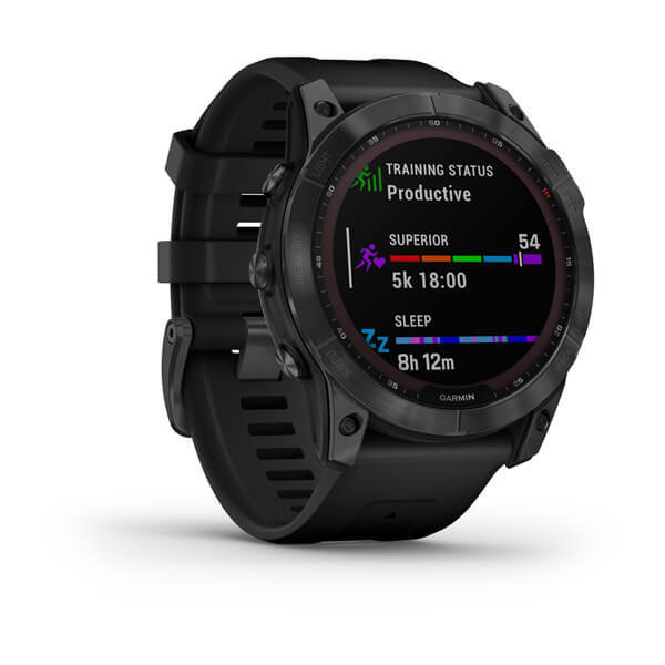 Garmin Fenix 7X Solar Slate grey con cinturino black Garmin Fenix 7X Solar Slate grey con cinturino black