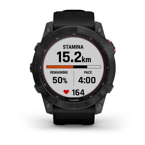 Garmin Fenix 7X Solar Slate grey con cinturino black Garmin Fenix 7X Solar Slate grey con cinturino black