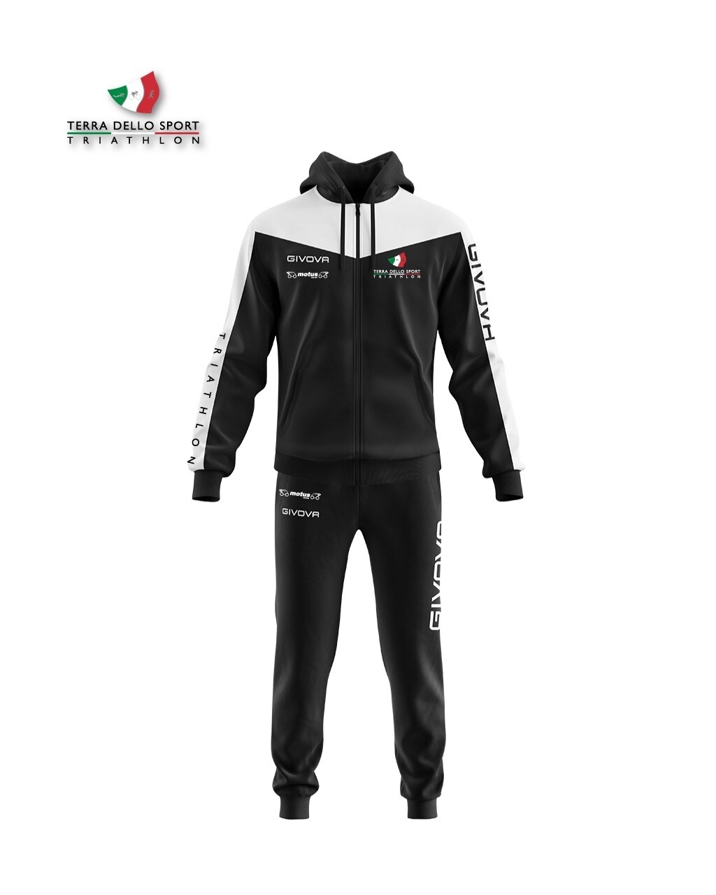 Tuta TDS Modello ROMA con cappuccio POLARFLEECE