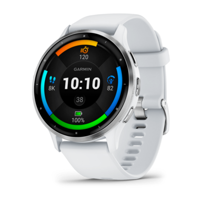Garmin Venu® 3 Whitestone &amp; Silver con cinturino in silicone