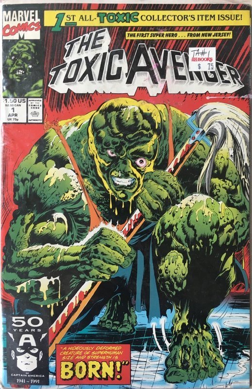 Toxic Avenger Comic Book (Marvel - First Edition)