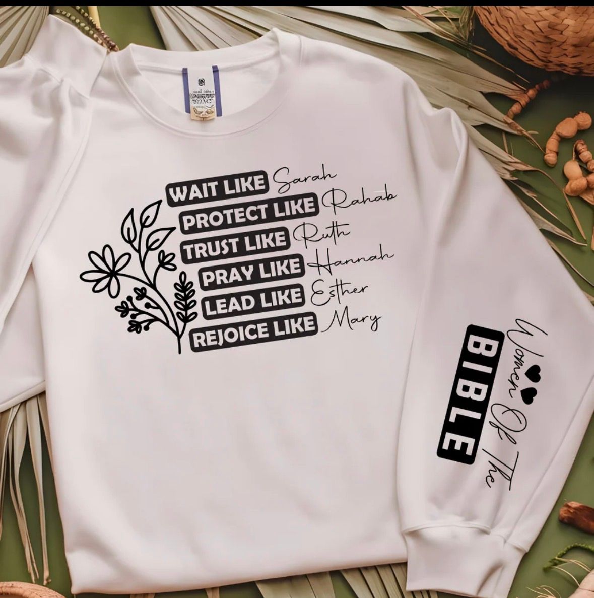 Wait Like Sarah, Pray Like Hannah Sweatshirt