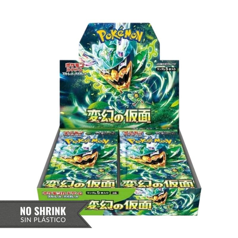 Caja de sobres Mask of Change | Japonés | SV6 (SIN PÁSTICO) Caja de sobres Mask of Change | Japonés | SV6 (SIN PÁSTICO)